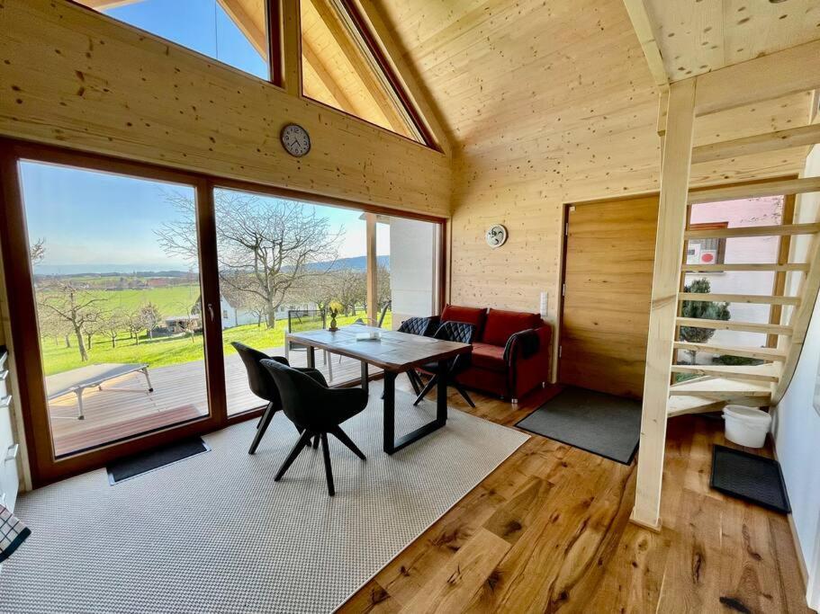 Horgenzell Zweistoeckiges Natur-Holzhaus Mit Berg- & Seesicht מראה חיצוני תמונה