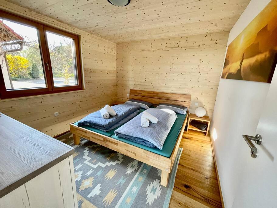 Horgenzell Zweistoeckiges Natur-Holzhaus Mit Berg- & Seesicht מראה חיצוני תמונה